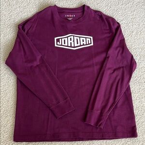 Jordan Men's Purple Long Sleeve